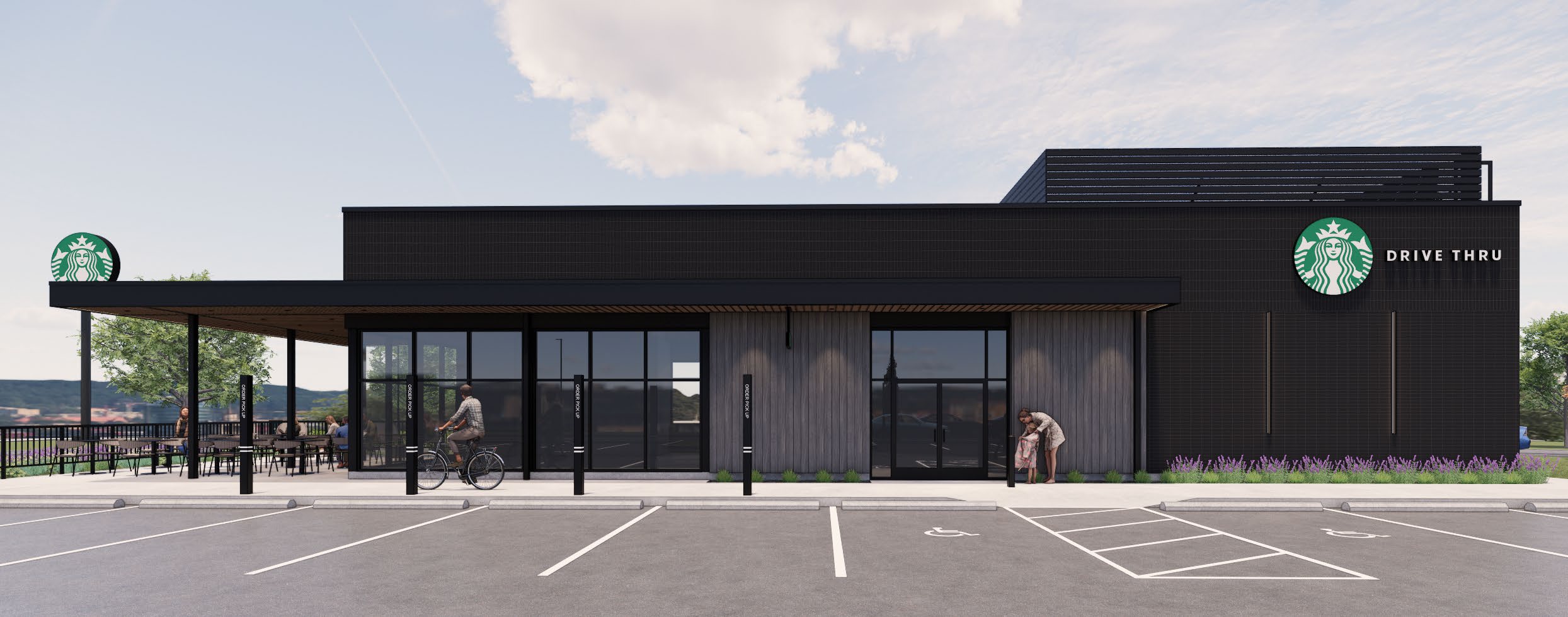 NNN Starbucks : 75 Wells Plaza, Wells
